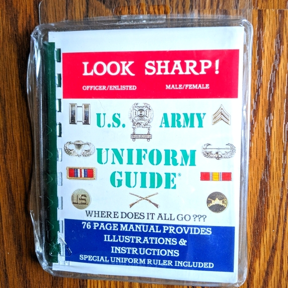 U.S. Army Office Us Army Uniform Guide Pocket Manual Poshmark